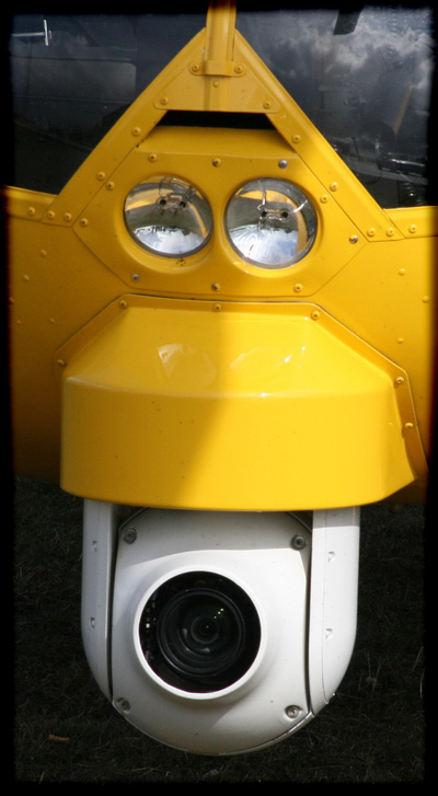 G-OTVI nosed mounted gyro camera